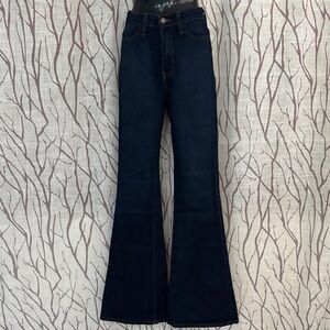 “Vibrant” Dark Blue Flared Women Jeans - Size 3 (25)